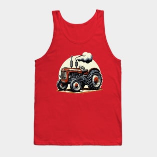 Tractor Pixel Art Tank Top